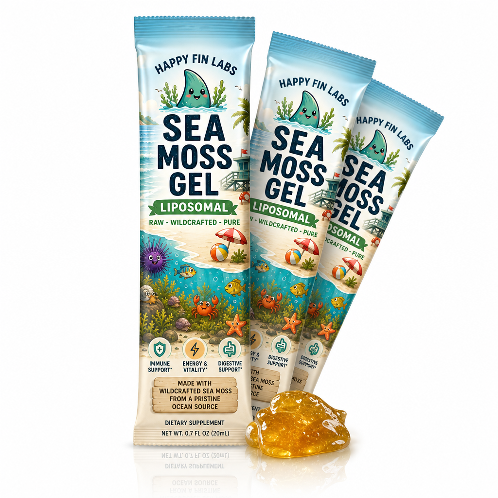 Happy Fin Labs Sea Moss Gel Sachets