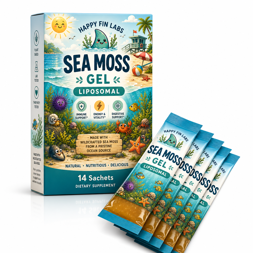 Happy Fin Labs Sea Moss Gel Sachets