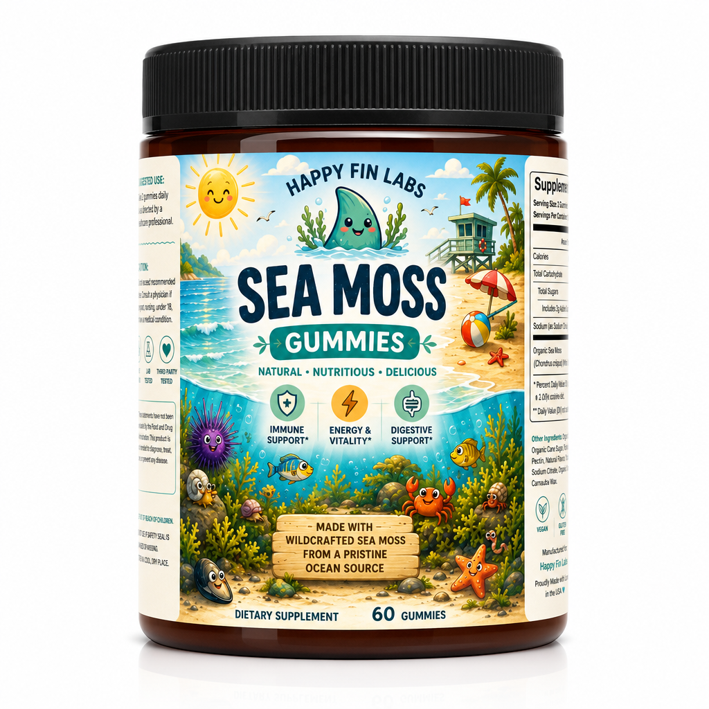 Happy Fin Labs™ Sea Moss Gummies