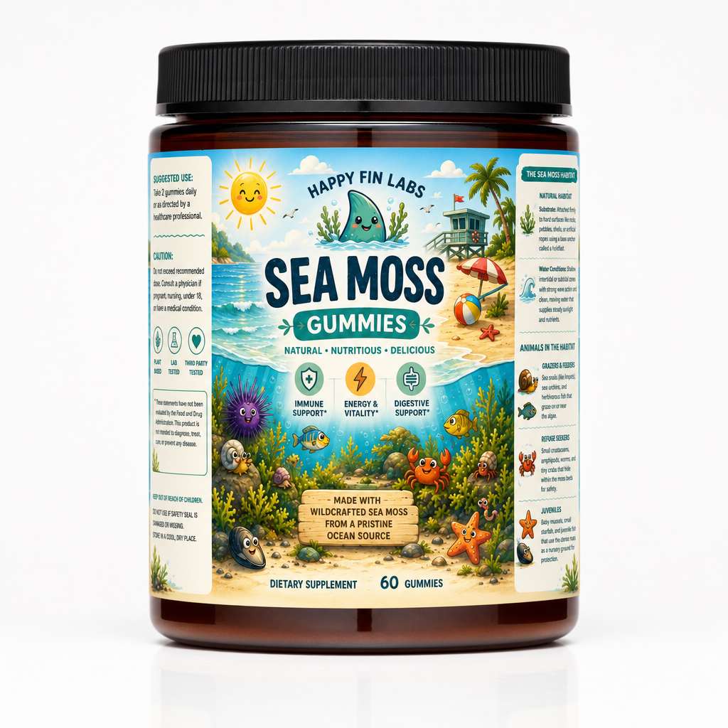 Happy Fin Labs™ Sea Moss Gummies
