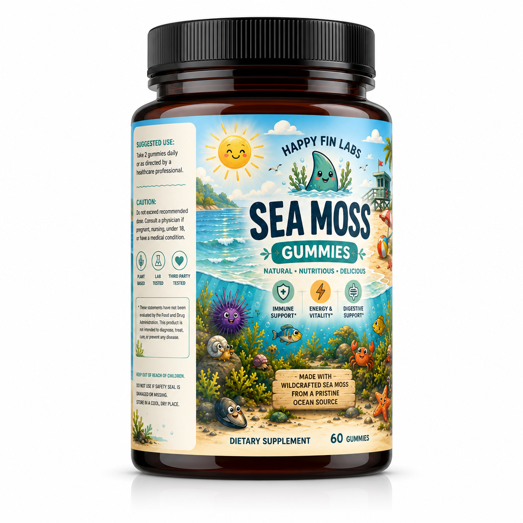 Happy Fin Labs™ Sea Moss Gummies