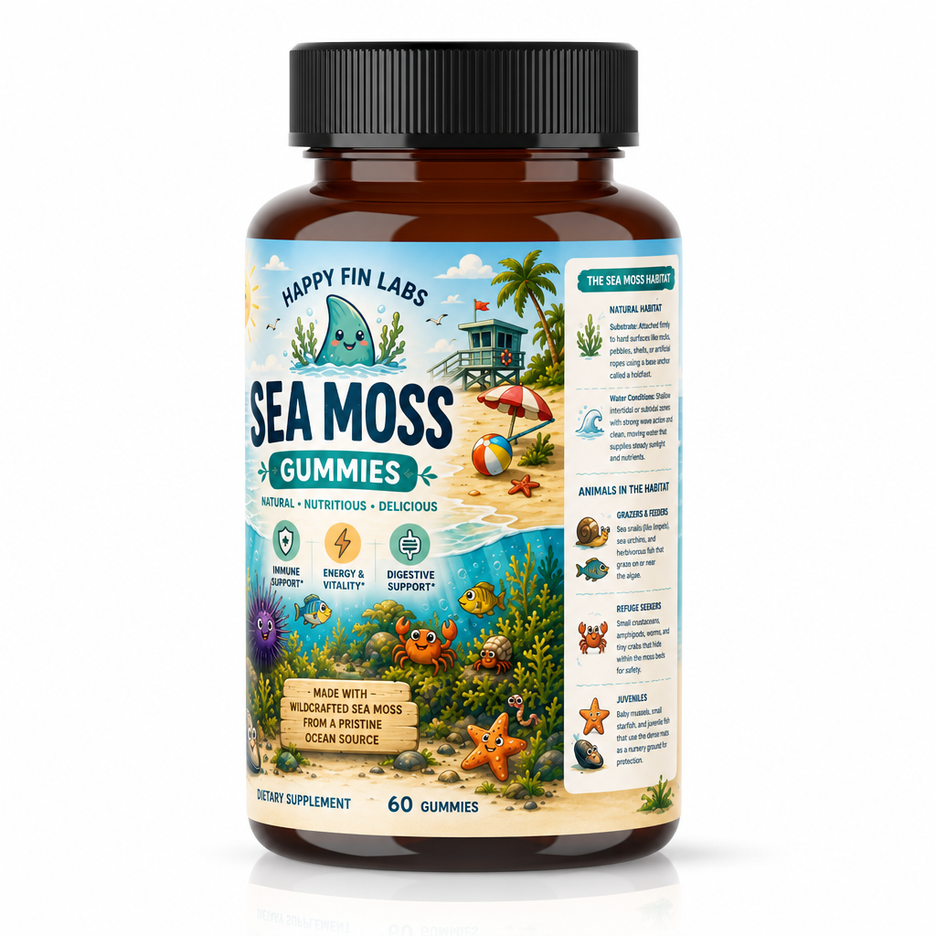 Happy Fin Labs™ Sea Moss Gummies
