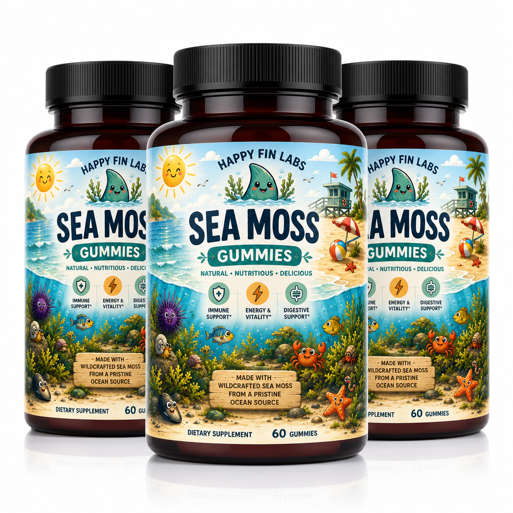 Happy Fin Labs™ Sea Moss Gummies